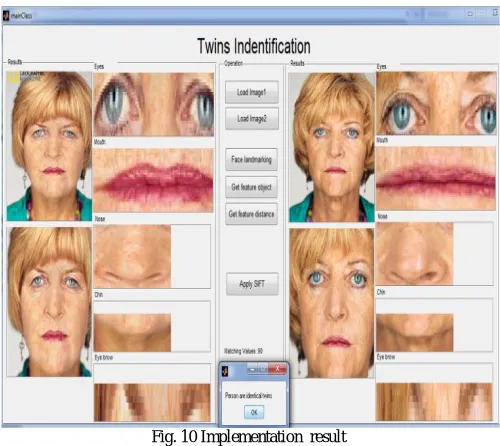 Fig. 10 Implementation  result 