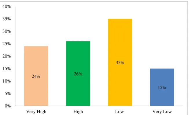 Figure 4: Adoption level of technology in its operation 