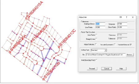 Figure 12 : Adjust Job  