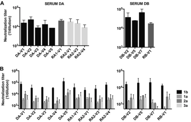 FIG 4 Infectivities of the HCVpp bearing donor and recipient E1E2 envelopeglycoproteins