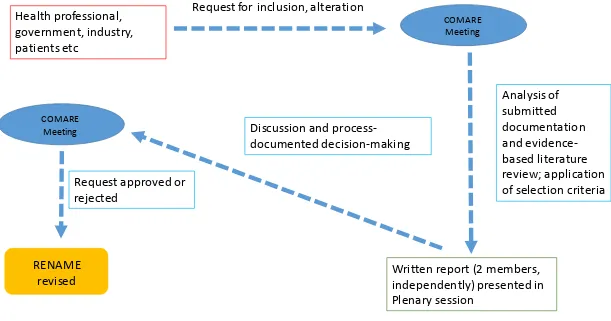 Figure 1 – Decision-making procedures adopted by Comare (2005-2011) [21,28]   