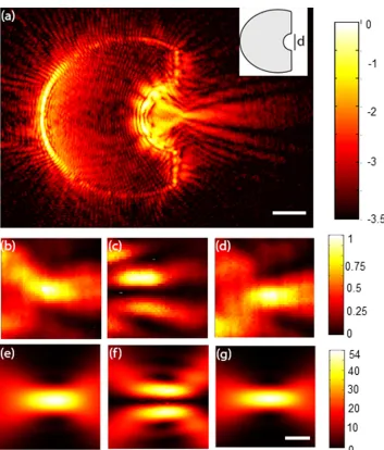 FIG. 4. (a) Experimental image of fo-