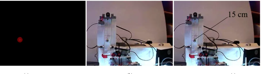 Fig 7 shows an example of this type of AR. The experiment activity concerned is a traffic light system as 