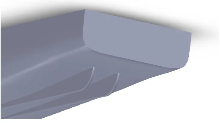 Figure 11 The Flat stern 