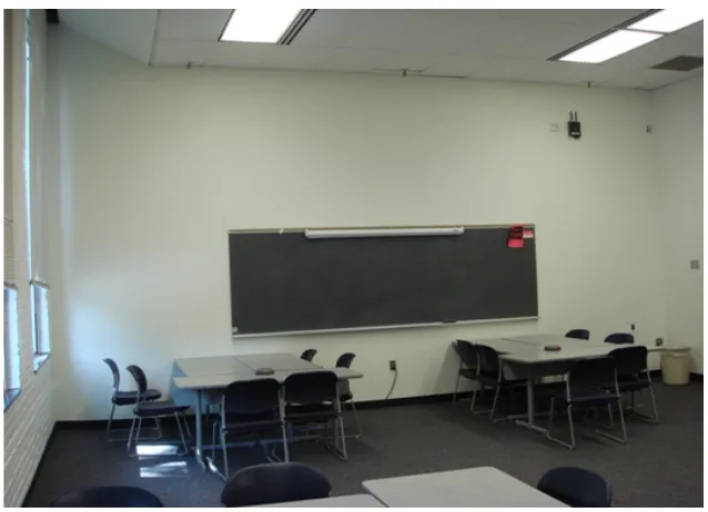 Figure 1.3: Pilot BYOL classroom, view of back. 