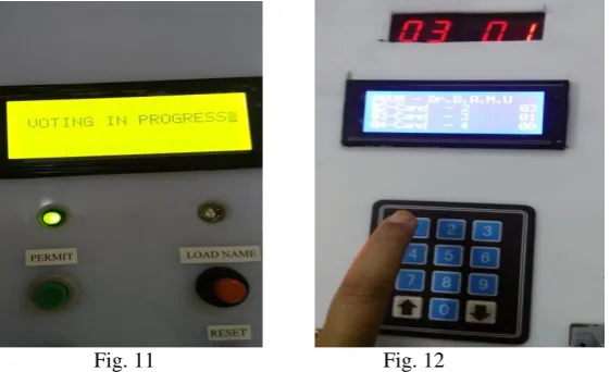 Figure 13 and 14 shows the state of BU and CU after the voter has pressed the „DONE‟ button on BU
