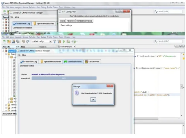 Figure 5: the folder which needs to be sent/shared.  