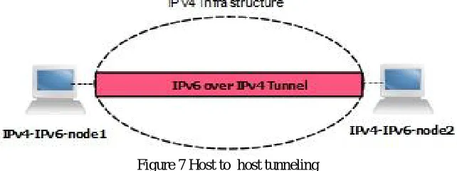 Figure 7 Host to  host tunneling  
