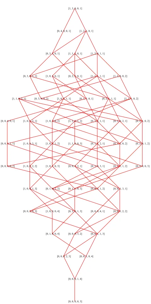 Figure 4.7: Poset structure of family SS5 II