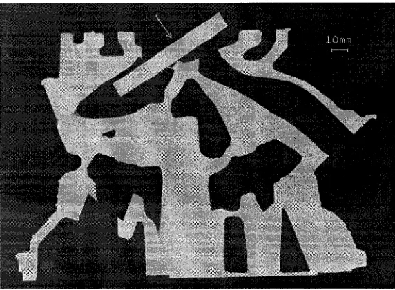 Figure 2-8: Single Slice Tomogram of a Cylinder Head [Flisch et al, 1999]