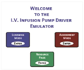 Figure 11: Baxter IVPE Resource Page (Osbourne 2012) 