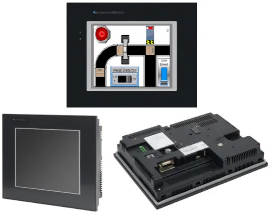 Figure 16: HMI C-more Touch Panels (Automation Direct 2016) 
