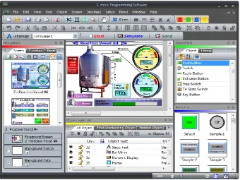 Figure 18: Example Picture of a HMI project being developed (Automation Direct 2016) 