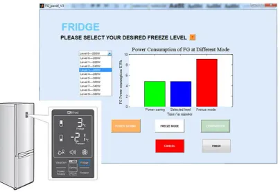 Figure 2.7 Fridge parameters setup interface 