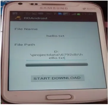 Figure 12 Mouse Activity of android module  