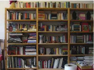 Figure 3:For Peer Review Only  An example image containing a face (to the left of the third shelf down)