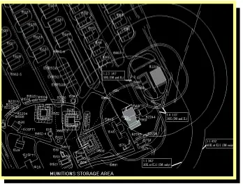 Figure 4.  Notional munitions storage area at AB#1.