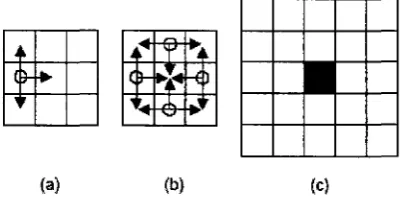 Figure 3.3. Neighborhood structure-Region growing algorithm