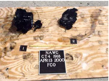FIGURE 5.  Material Recovered Following Fast Cookoff Testing of IM Motor.
