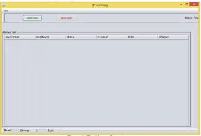Figure 4: IP addreess Scanning   