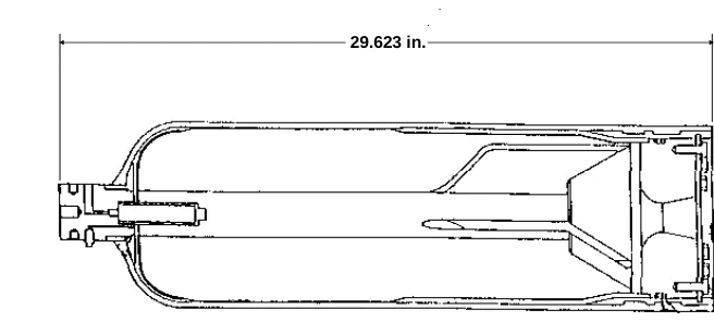 FIGURE 7.  NAWCWD Standard Graphite Case Motor