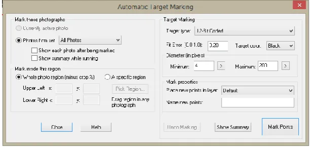 Figure 3.5 Processing options. 