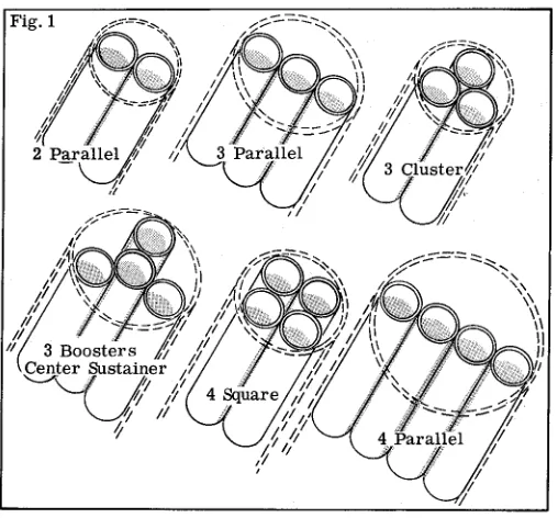Figure 3 shows typical engine mounting systems for a three-engine model.  Notethat when engine hooks are used, the spaces between tubes are sealed at the front of