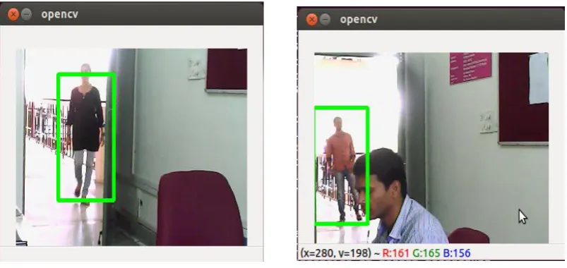 Figure 5. Foreground Image                              Figure 6. Background Subtracted Image 