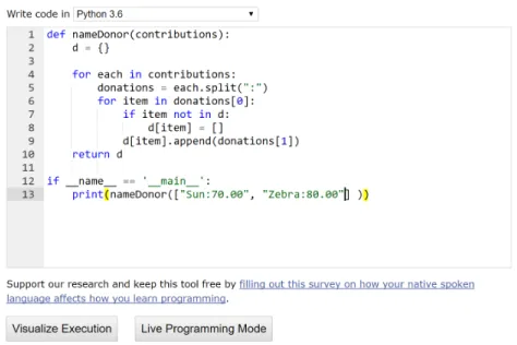 Figure 5.1 Highlighted feedback to learner