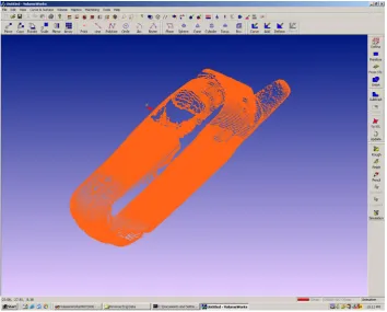 Figure 1.1 Point cloud data of a mobile phone. 
