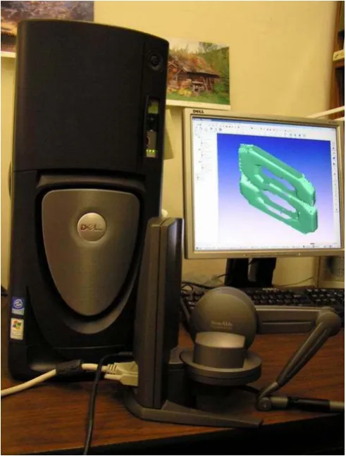 Figure 3.2 Our lab setup haptic interface device. 