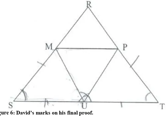 Figure 6: David’s marks on his final proof. 