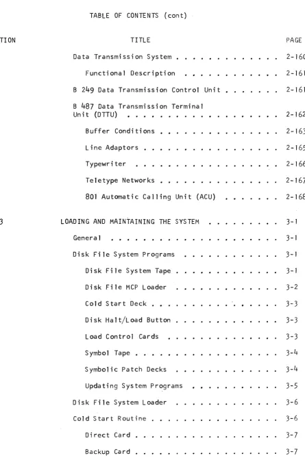 TABLE OF CONTE NTS (con t) 