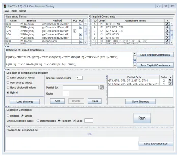 Figure 10: SLACT User Interface 