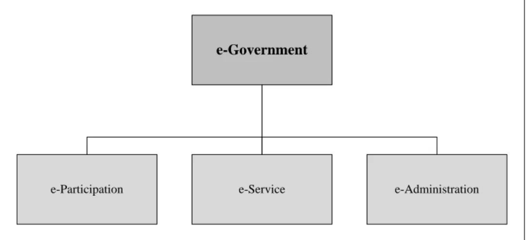 Figure 2.1: Fundamental functions of e-Government 