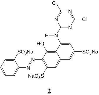 Figure 3. General Structure of a Reactive Dye 