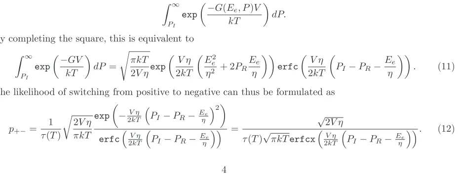 Figure 2: Helmholtz energy function (4)