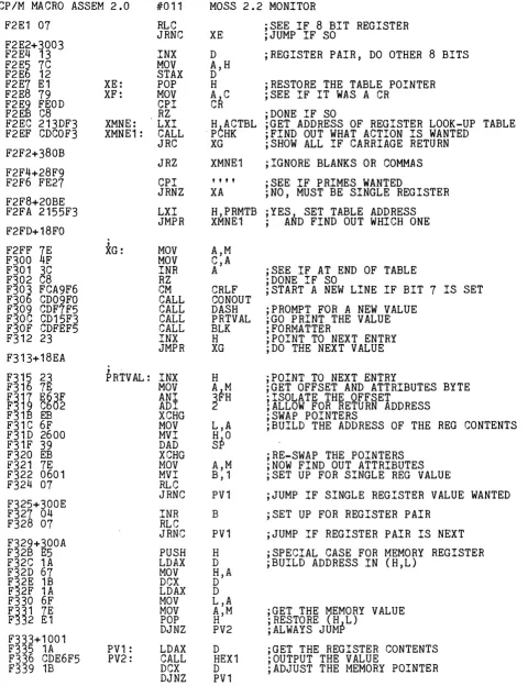 'pc;HK LOOK-UP jFIND IF OUT IS SO ACTION H.z.ACTBL WHAT ;GET jDONE ADDRESS OF REGISTER WANTED TABLE 