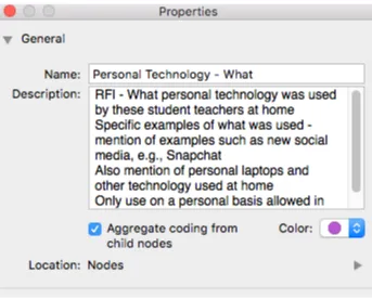 Figure 9 Sample of a rule for inclusion on personal technology code 