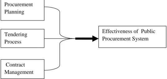 Figure 2.3  Conceptual Framework for the study  Source: Own Developed Model (2013) 