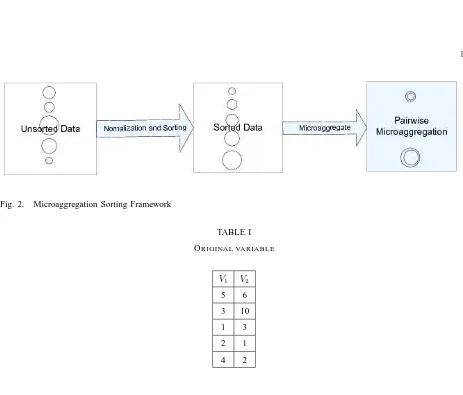 Fig. 2.Microaggregation Sorting Framework