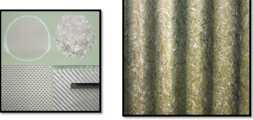 Figure 4: Glass fibres (Jean-Pierre 2009) 