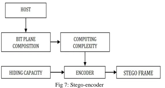 Fig 7: Stego-encoder  
