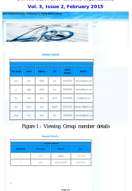 Figure 1 :  Viewing  Group  member  details 