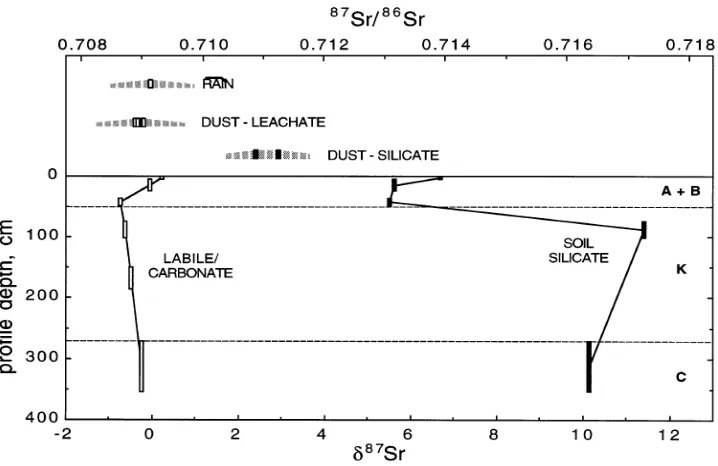 Figure 2.6: Isotopes of strontium. Strontium has four naturally occurring stable isotopes (Capo et al