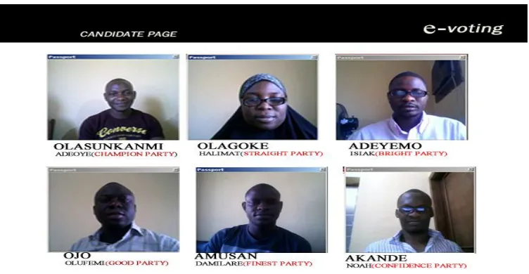 Figure 3: Fingerprint Verification Page  