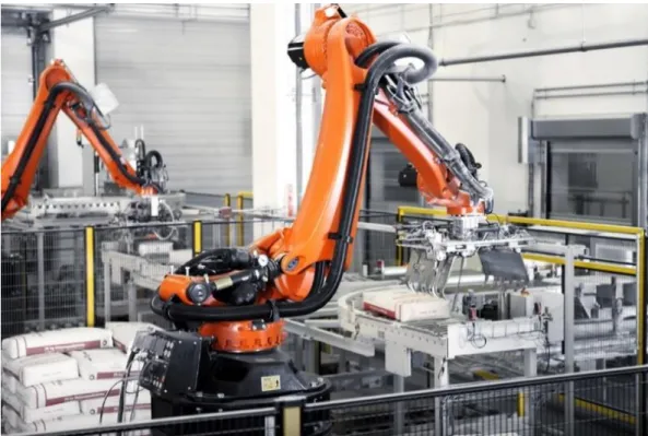 Figure 14.  KR Quantec PA series from KUKA for palletizing [44] 