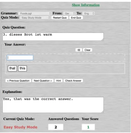 Figure 8: Example-based grammar construction