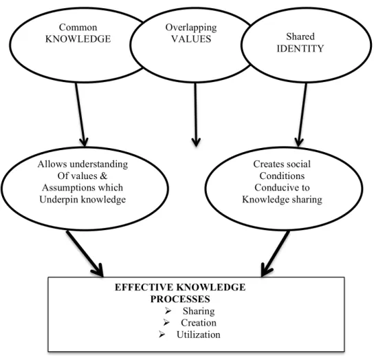 Figure 4. How Communities of Practice Underpin Knowledge Processes. 