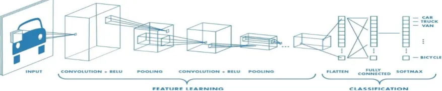 Fig 3.1: Image classification of Convolutional Neural Network 
